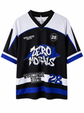 Zero Moris Oversized Streetwear Jersey T-Shirt | Unisex Graphic Mesh Tee