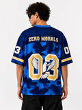 Zero Morals 03 Oversized Jersey T-Shirt | Unisex Streetwear Mesh Tee