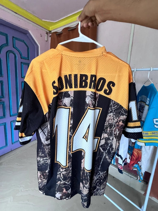 Worldwide Champions Mesh Sports Jersey – Black & Gold Camo Edition